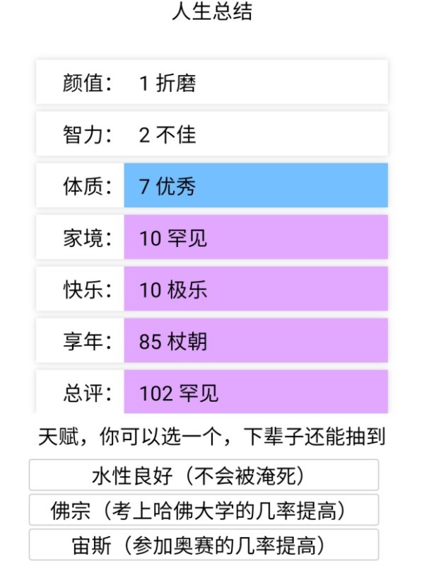 人生重开模拟器2.0版-第3张