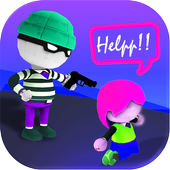 曲线子弹射击3D ICON